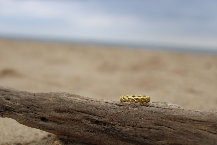 Brass Braid Ring