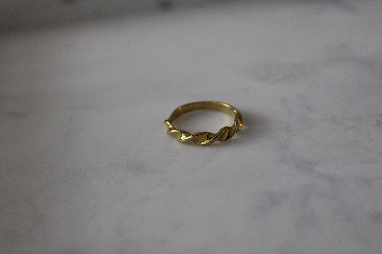 Brass Twist Ring