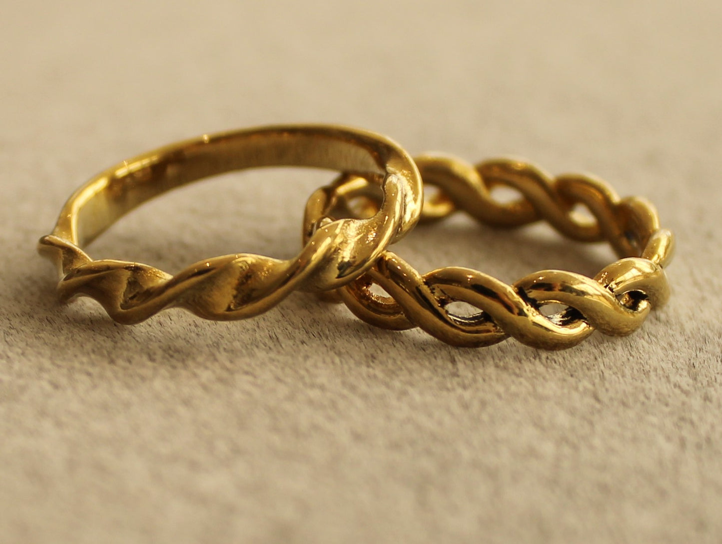 Brass Braid Ring